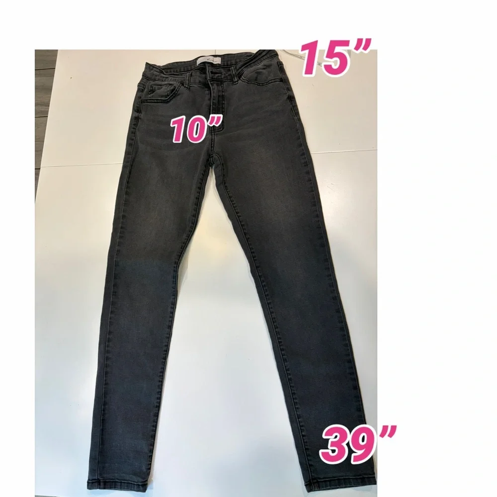 KanCan Women's Dark‎ Gray Skinny Jeans